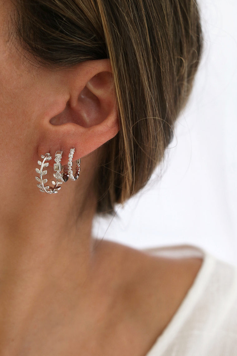 Mini-créoles MAELLE - argent