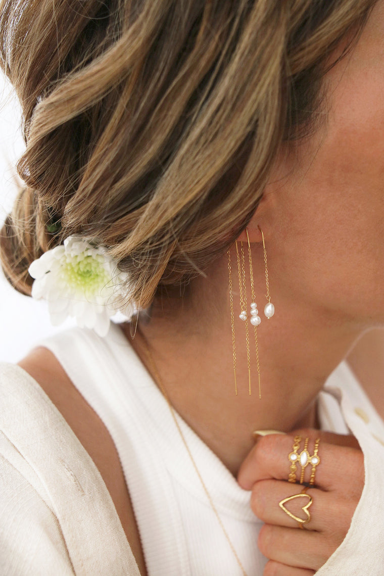 Boucles d'oreilles chaine LIANA