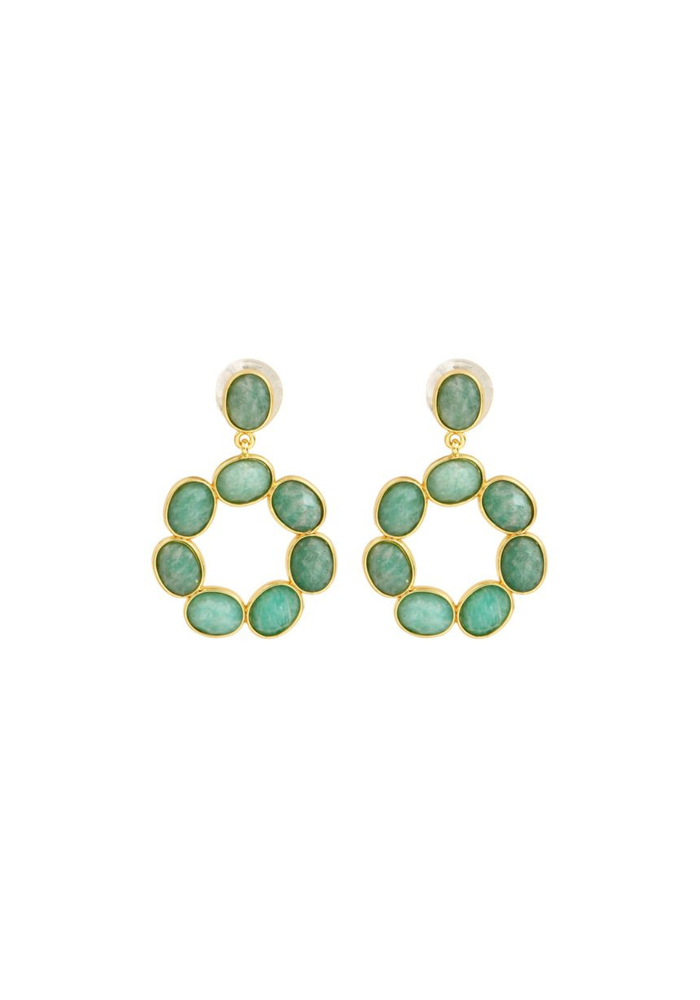Boucles d'oreilles MOHANA turquoise