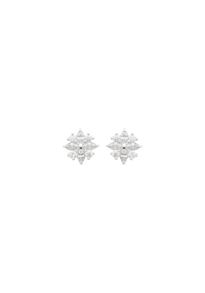 Puces d'oreilles LOUISE - argent