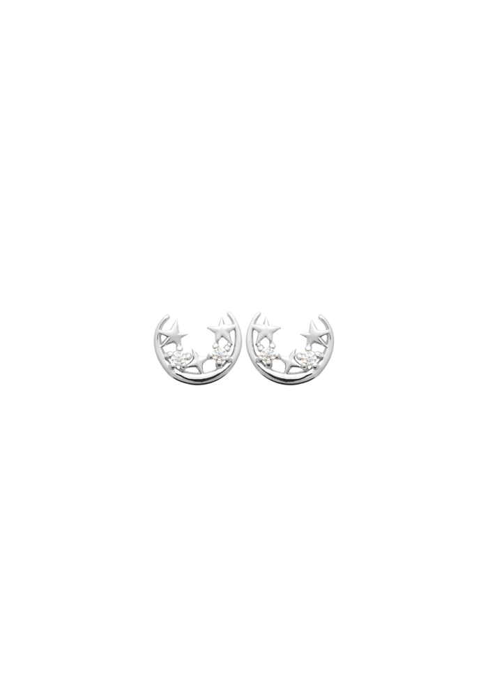 Puces d'oreilles MULTI STAR - argent