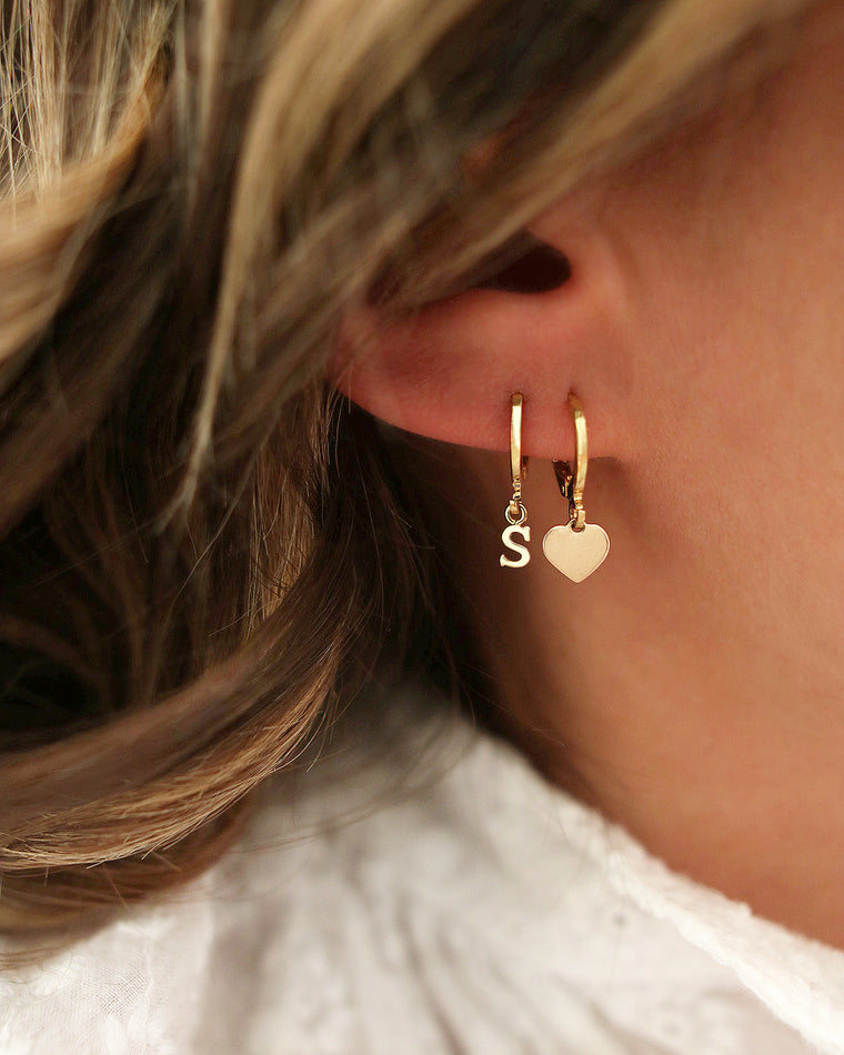 Mini pink CHIARA hoops