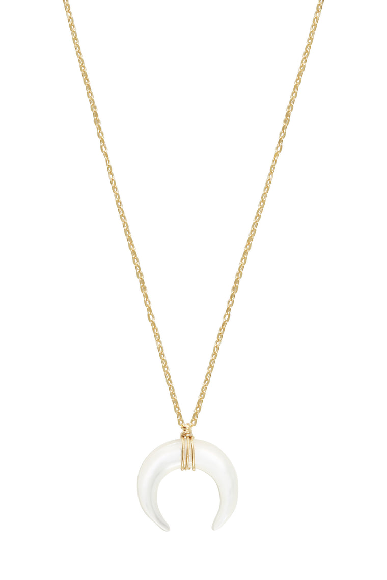 LUNA necklace white - 40 cm