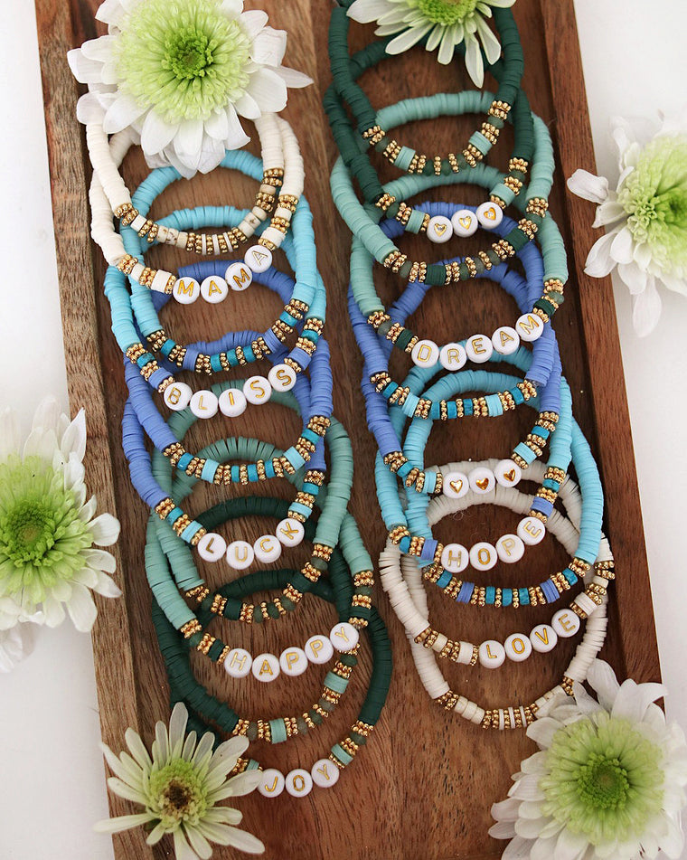 Mantra FLOWER POWER bracelet - to personalize