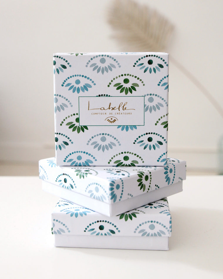 Bracelet de cheville HAPPY - jaune